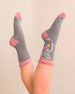 Powder A-Z Ankle Socks - P