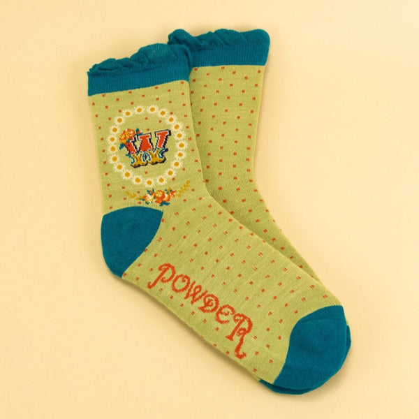 Powder A-Z Ankle Socks - W
