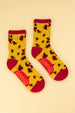 Powder Ankle Socks Leopard Print