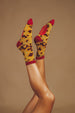 Powder Ankle Socks Leopard Print