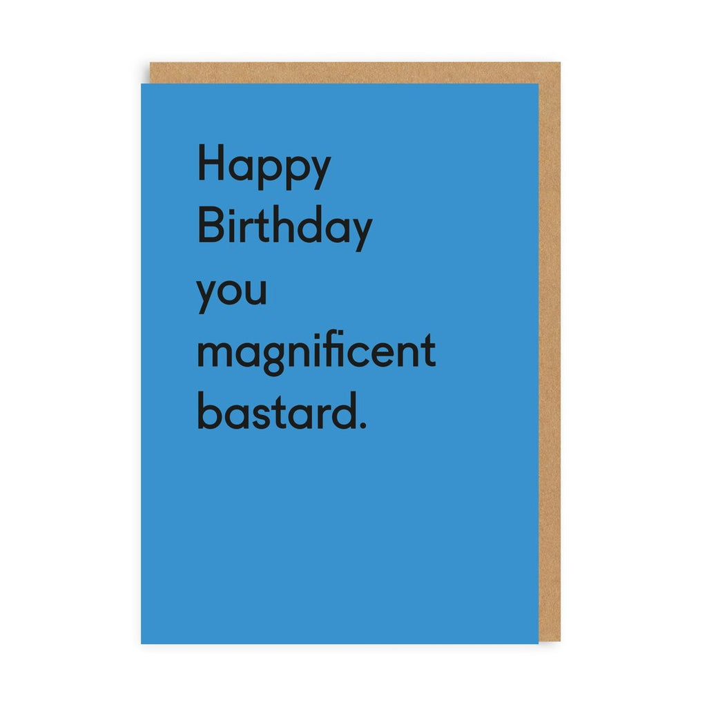 Ohh Deer Happy Birthday You Magnificent Bastard Greeting Card