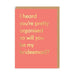 Ohh Deer Bridesmaid Organised Greeting Card - Maid of Honour / Wedding Card