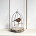 East of India Naive Bird Rusty Wire Cage - Small