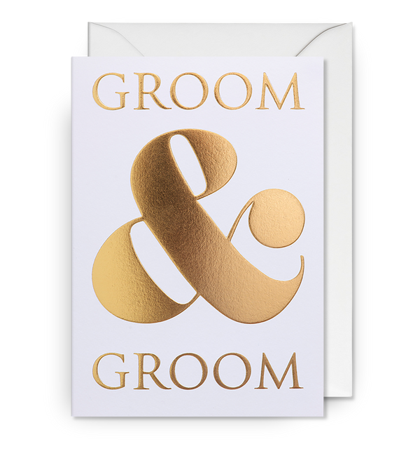 Postco - Groom & Groom Wedding Card - Lagom Design