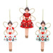 Gisela Graham Alpine Resin/Fabric Fairy Decoration