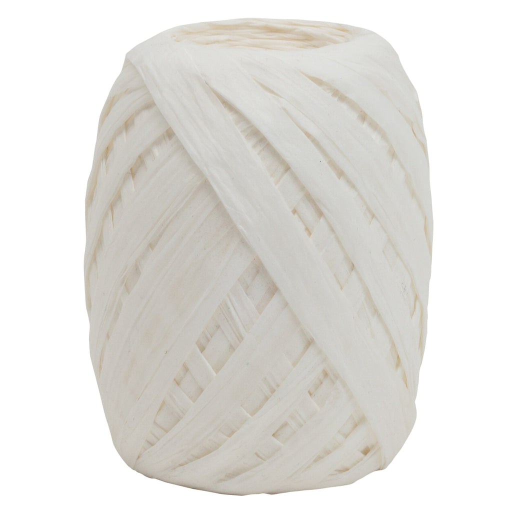 Nature Look Paper Raffia Ribbon Assorted Colours - 7mm x 30m