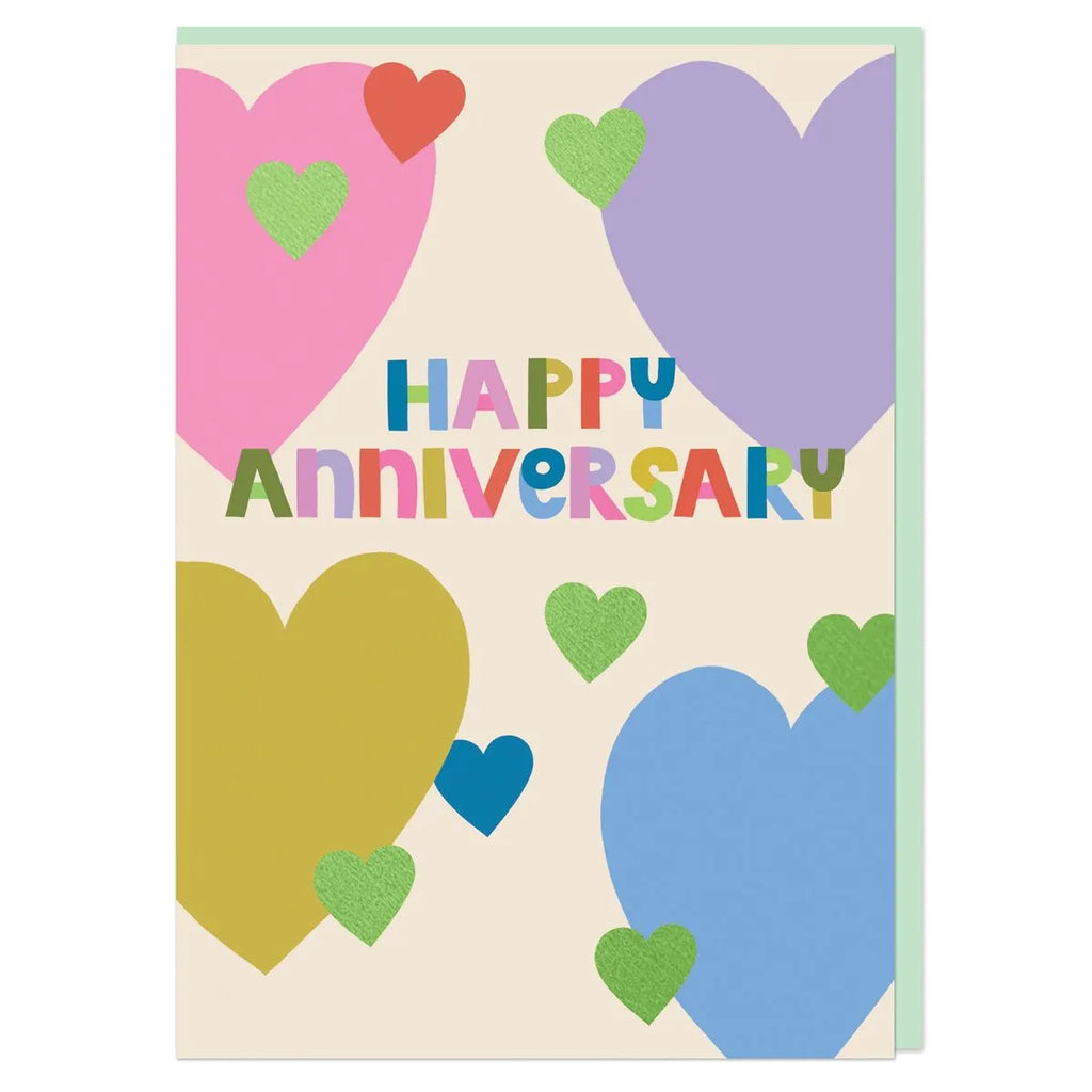 Raspberry Blossom Happy Anniversary Hearts