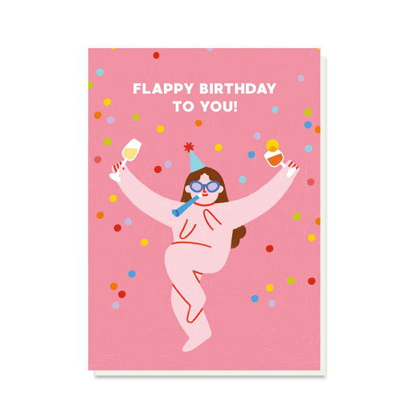 Stormy Knight Flappy Birthday Card