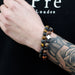 Set of 2 Gemstones Friendship Bracelets - Loyalty - Amazonite & Yellow Jasper
