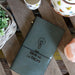 Ancient Wisdom Handmade Leather Journal - Good Ideas and Other Dreams - Grey