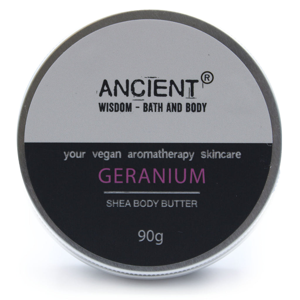 Ancient Wisdom Aromatherapy Shea Body Butter - Geranium