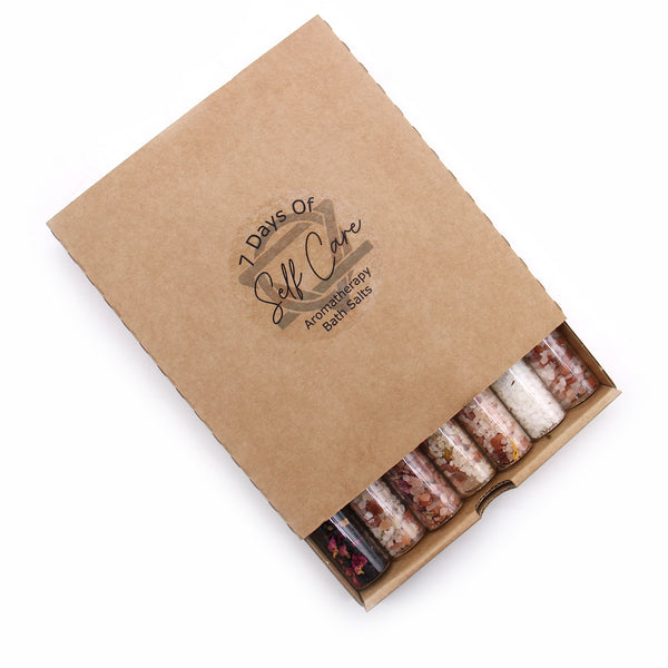 Ancient Wisdom Bath Salts in Vials - Gift Pack of 7