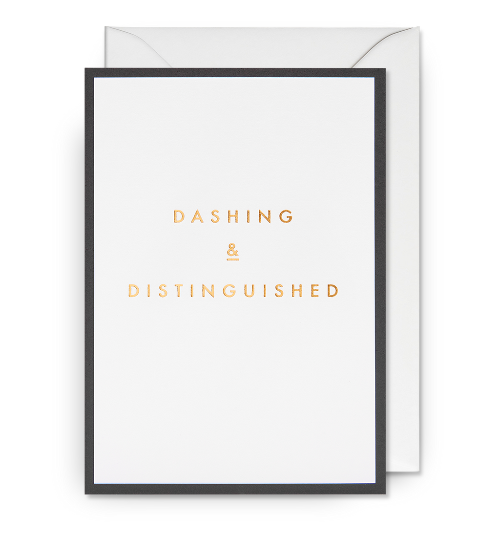 Postco - Dashing & Distinguished Greetings Card - Lagom Design