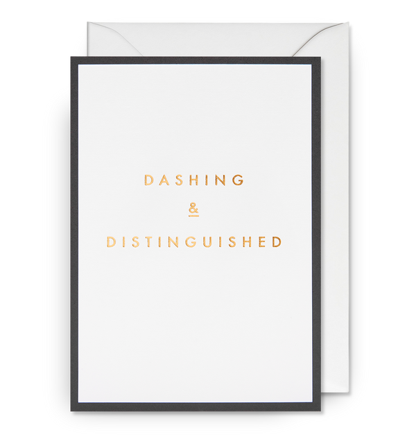 Postco - Dashing & Distinguished Greetings Card - Lagom Design