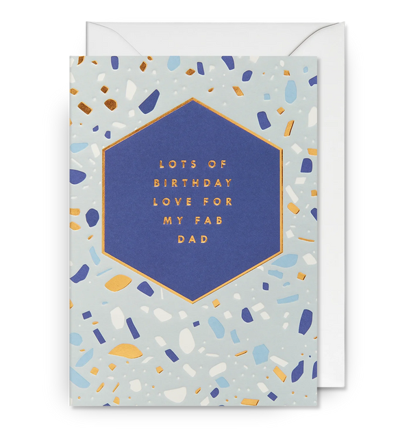 Lagom Design Love for My Fab Dad Birthday Card