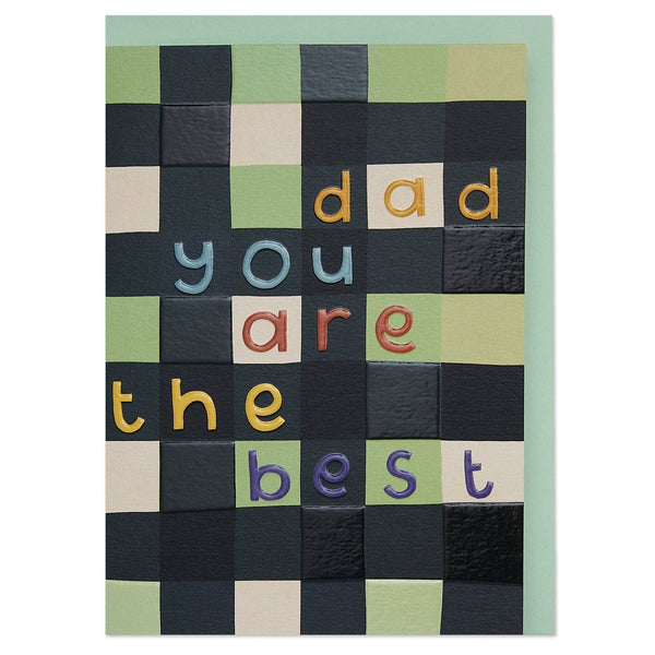 Raspberry Blossom Dad You Are The Best Greetings Card