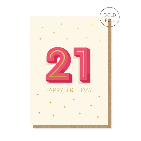 Stormy Knight The Big 2-1 Birthday Card