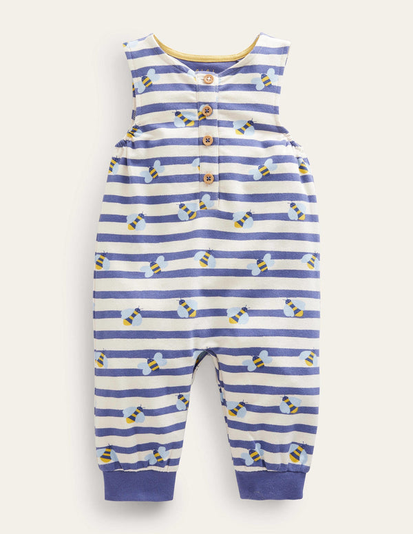 Baby Boden Blue Bees Romper