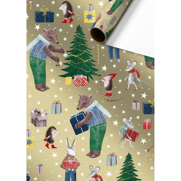 Stewo Christmas Wrap - Melin Gold