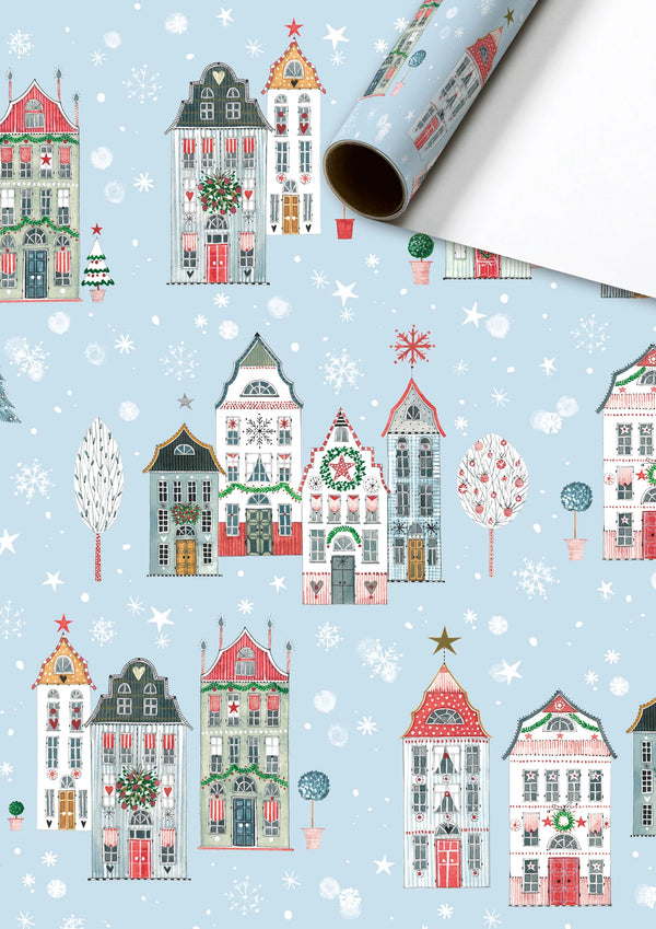Stewo Christmas Wrap - Anderson Light Blue