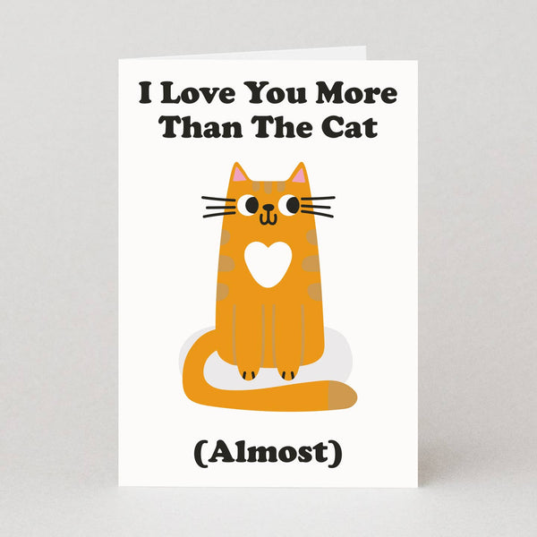 Studio Boketto More Than the Cat Valentines Card
