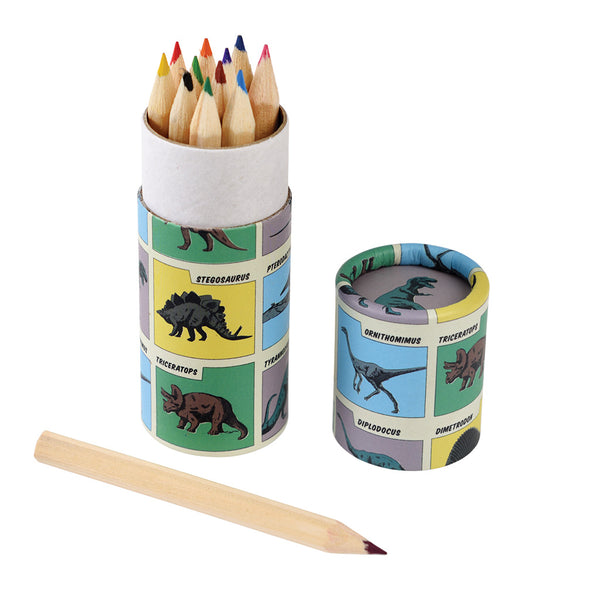 Rex London Tube of colouring pencils - Prehistoric Land Set Of 12