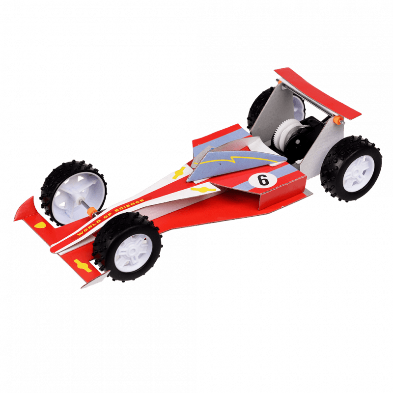 Rex London Make your own spring motor-powered racing car