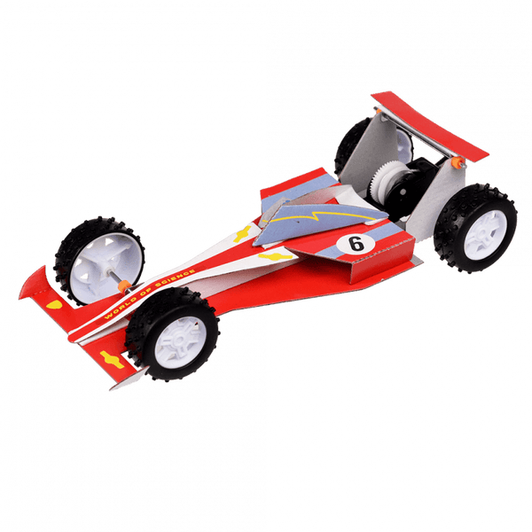 Rex London Make your own spring motor-powered racing car