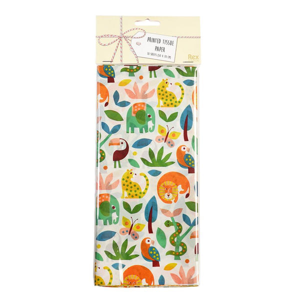 Rex London Tissue Paper 10 sheets - Wild Wonders