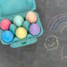 Rex London Six Coloured Chalk Eggs
