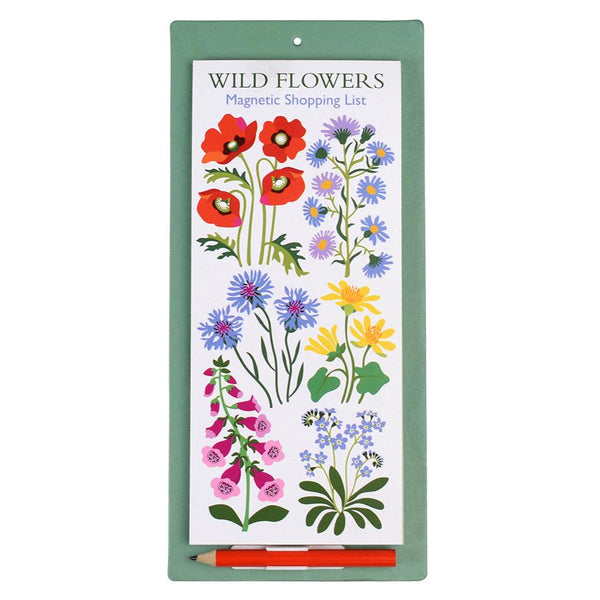 Rex London Magnetic shopping list - Wild Flowers