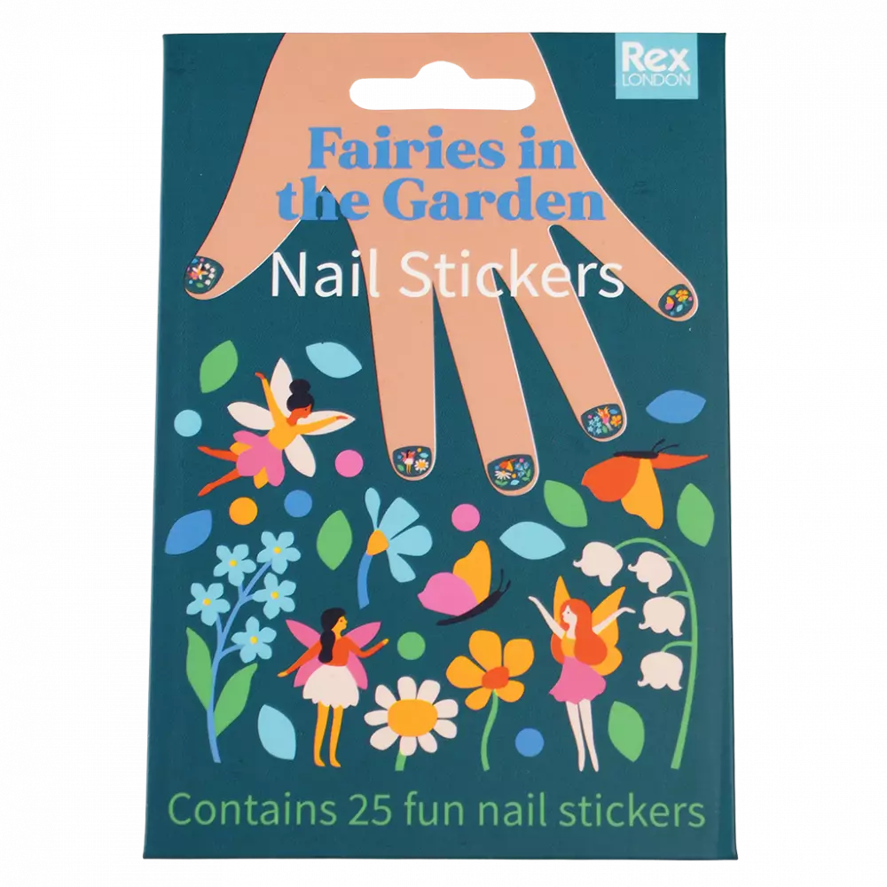 Rex London Children’s Nail Stickers - Fairies in the Garden