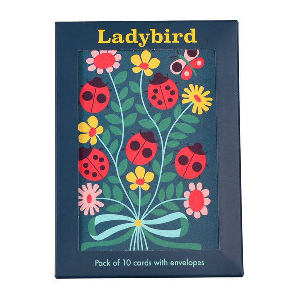 Rex London Ladybird Greeting Cards (Pack Of 10)