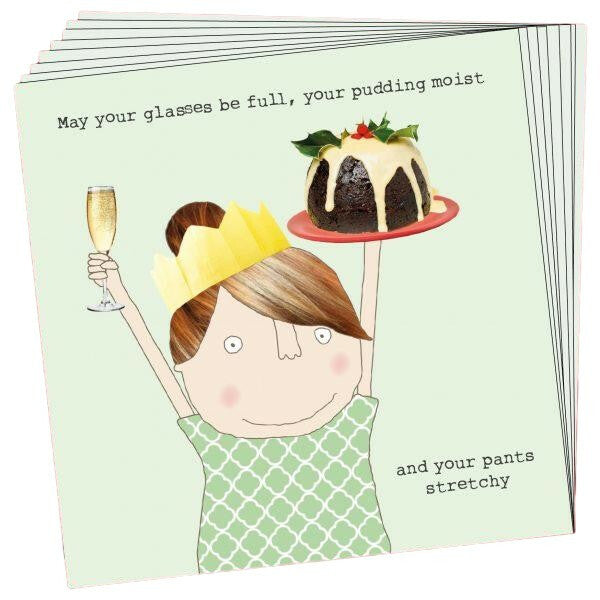 Rosie Made A Thing Rosie Made A Thing Stretchy Pants Christmas Cards (Box of 8)