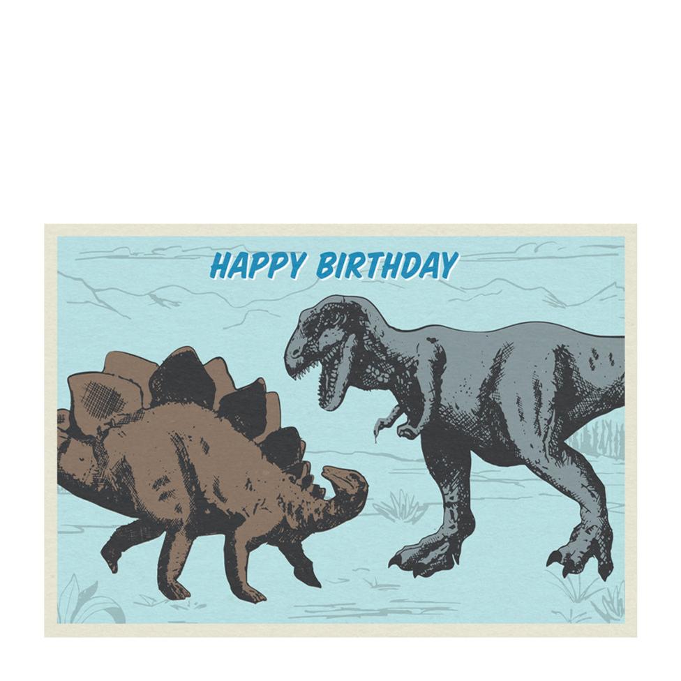 Rex London Birthday card - Prehistoric Land