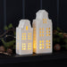 Rex London Matt Ceramic LED Decoration - Large House