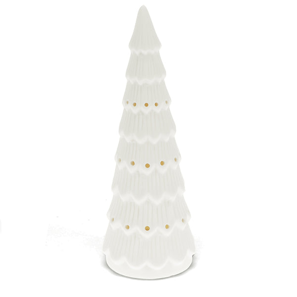 Rex London Matt ceramic LED Decoration - Large Christmas tree