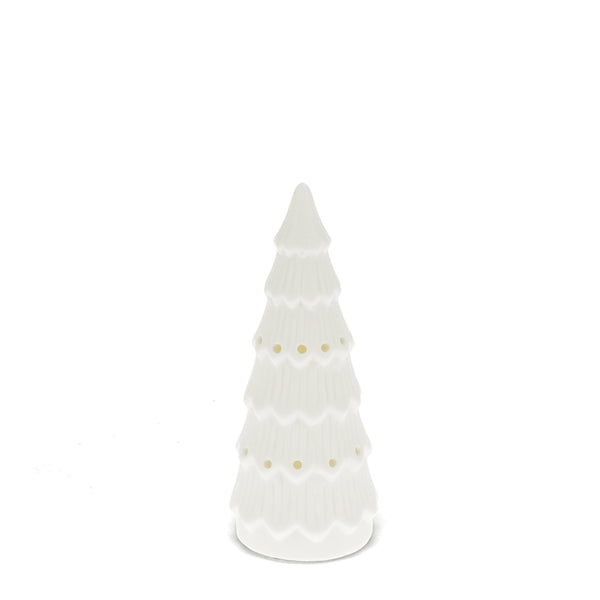 Rex London Matt Ceramic LED Decoration - Small Christmas tree