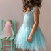 Rex Children's Crochet dress (3-4 years) - Aqua blue