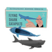 Rex London Box of 2 Flying Shark Finger Catapults, 10.6cm