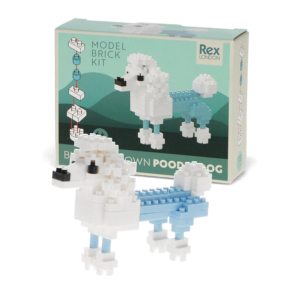 Rex London Build Your Own Dog Model Brick Kit - Poodle