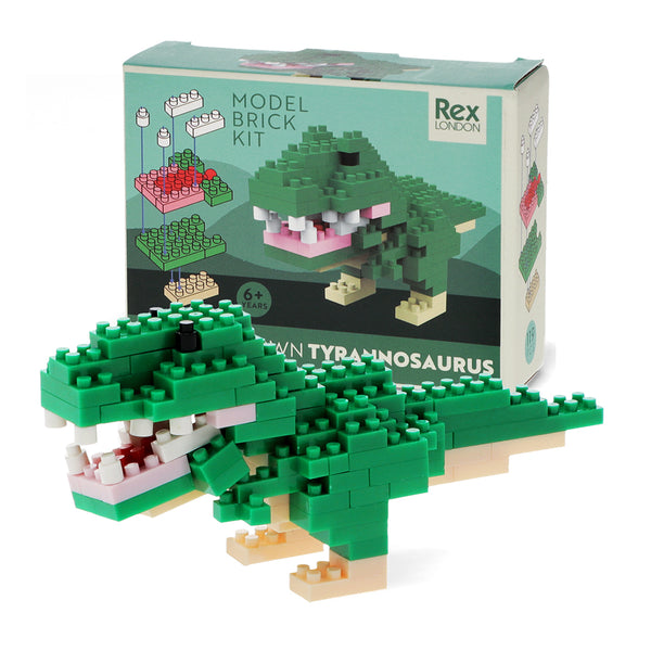 Rex London Build Your Own Dinosaur Model Brick Kit - Tyrannosaurus Rex