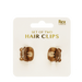 Rex London Mini Hair Claw clips (set of 2) - Brown Bears