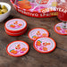 Rex London Set of 4  Aperitivo Spritz Metal Coaster, 8.8cm