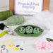 Rex London Crochet keyring kit - Peas in a Pod, 13.5cm