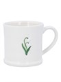 Gisela Graham Stoneware Mini Mug - Snowdrops