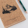 Ancient Wisdom A5 Intention Note Book - LCD Wipe Screen - Cork Leather Effect
