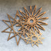 East of India Large Ten Pointed Woven Bamboo Star