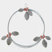 East of India Metal Wreath - Berries & Leaves
