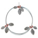 East of India Metal Wreath - Berries & Leaves